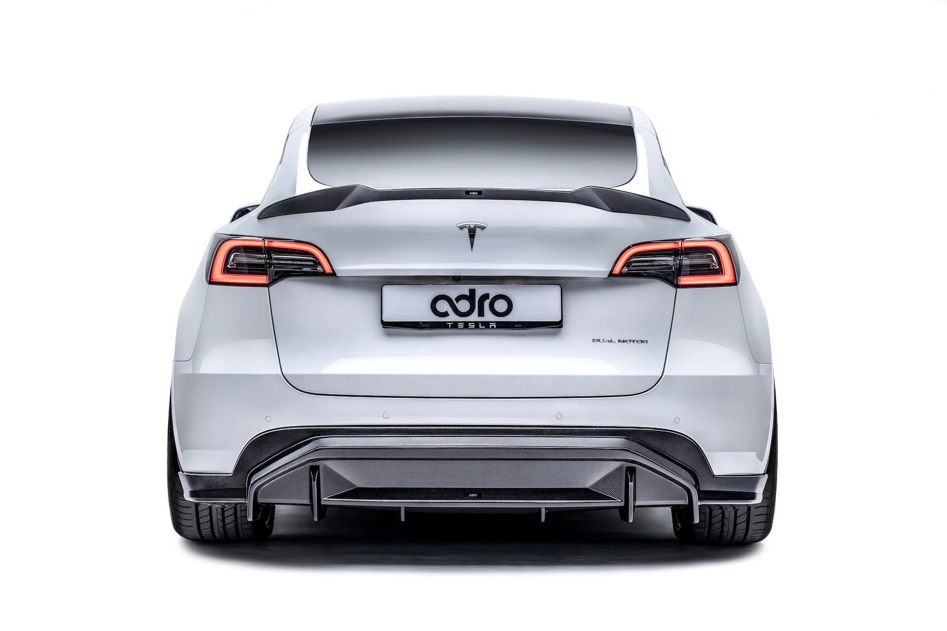 Tesla Model Y V2 Carbon Fiber Rear Diffuser 2022-2024