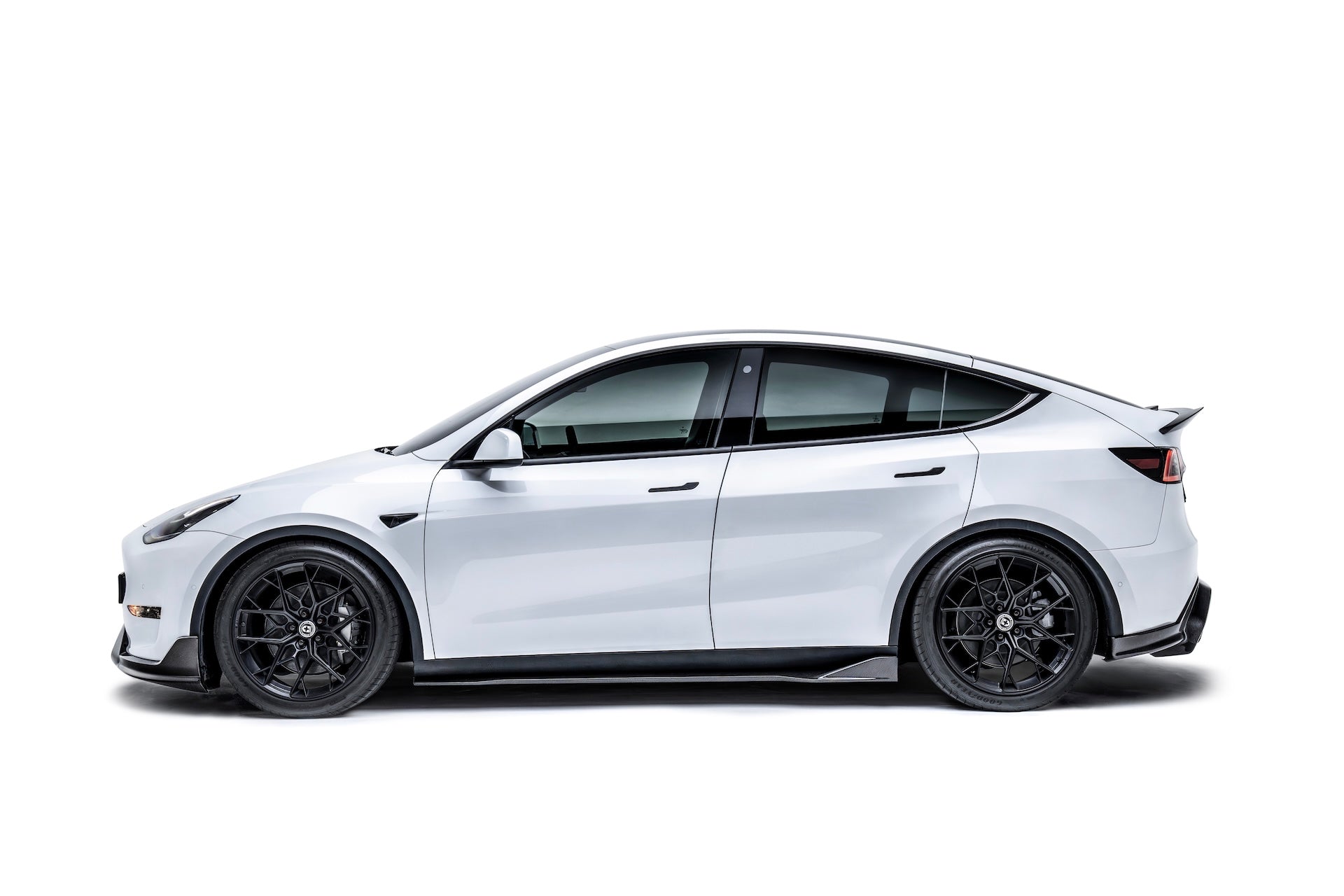 Tesla Model Y V2 Carbon Fiber Side Skirts 2022-2024