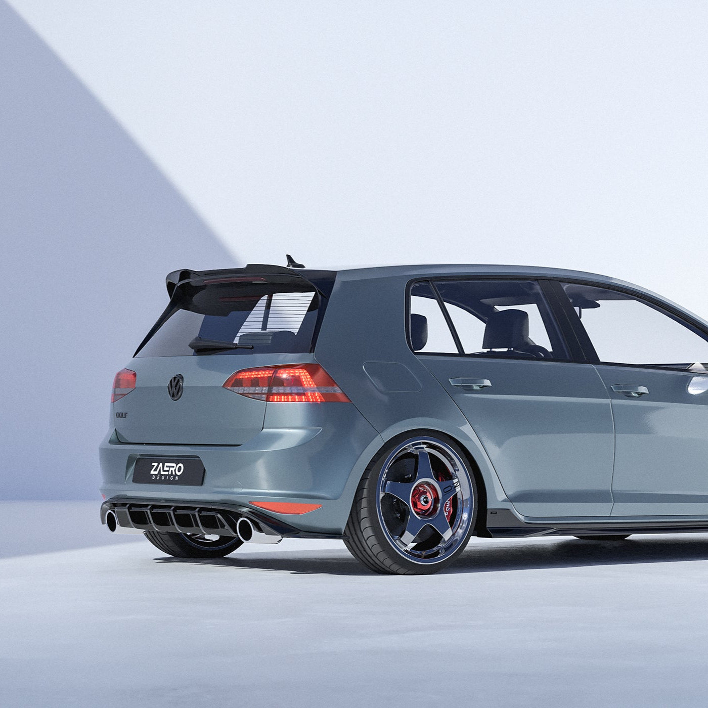 EVO-1 Rear Spoiler for Volkswagen Golf MK7/MK7.5 GTI & R 2014-2021
