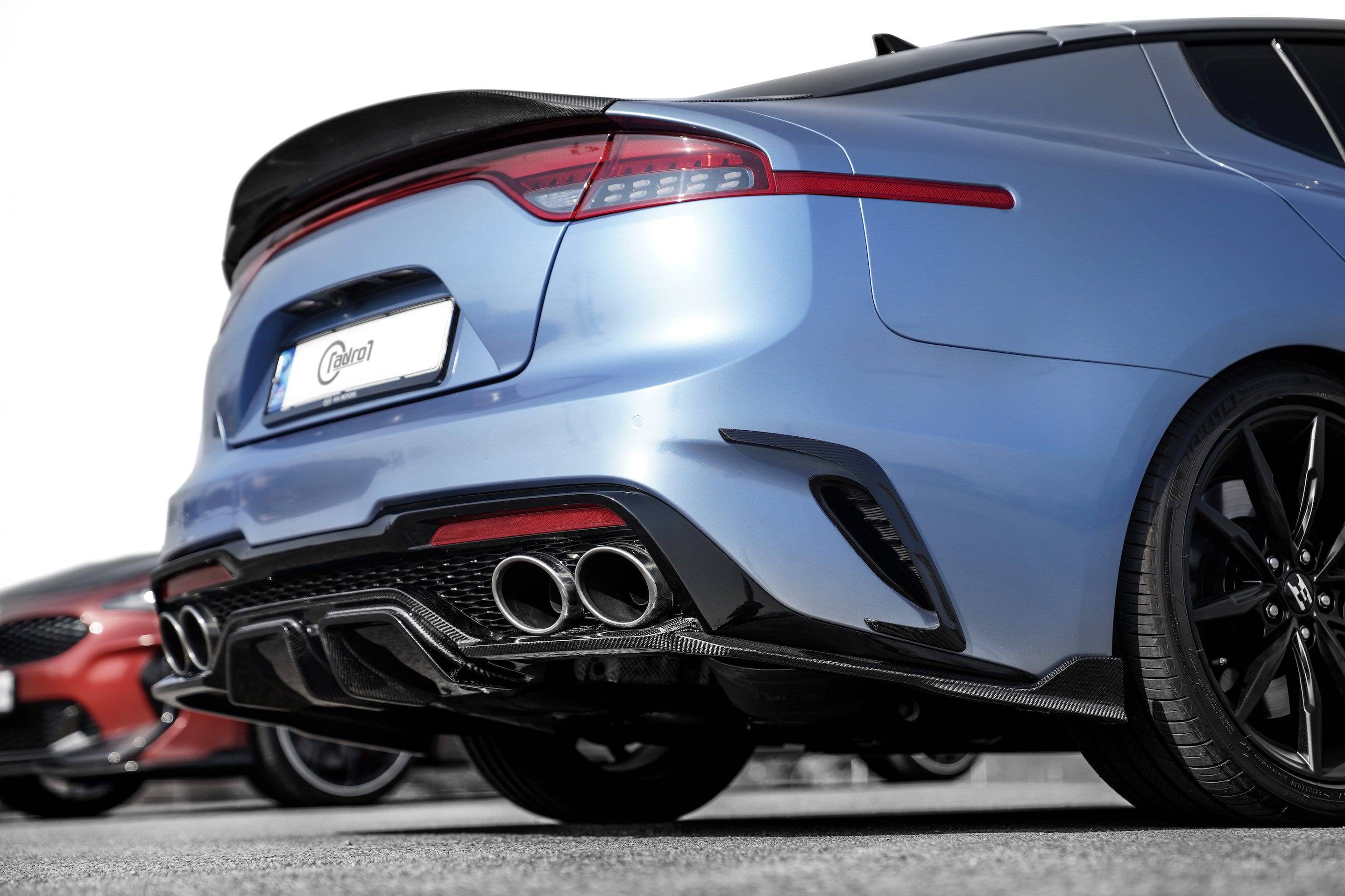 2022 Kia Stinger carbon fiber Meister rear diffuser V3 - ADRO