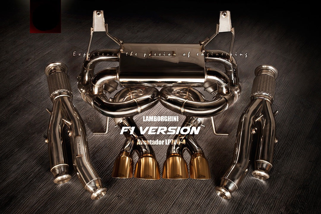 Valvetronic Exhaust System for Lamborghini Aventador F1 High Pitch Version LP700-4 11+