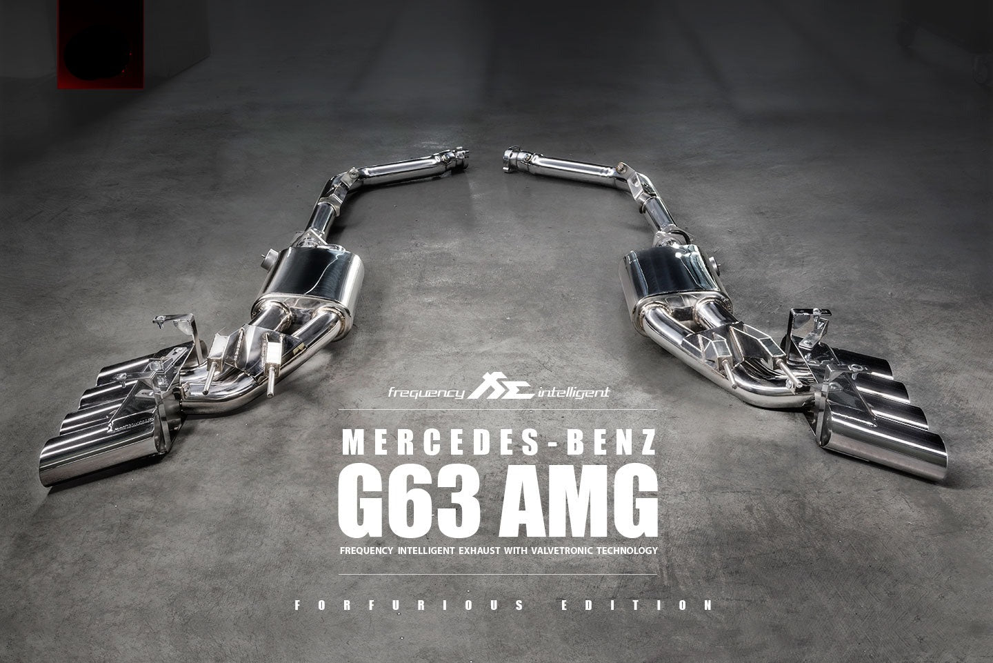 Valvetronic Exhaust System for Mercedes-Benz AMG G63 Ultimate Double Quad Tips W463 5.5TT M157 12-18