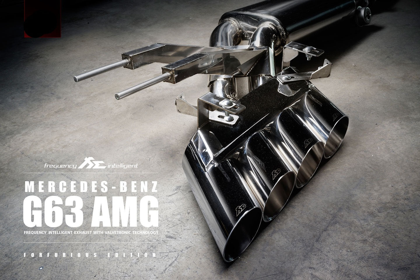 Valvetronic Exhaust System for Mercedes-Benz AMG G63 Ultimate Double Quad Tips W463 5.5TT M157 12-18