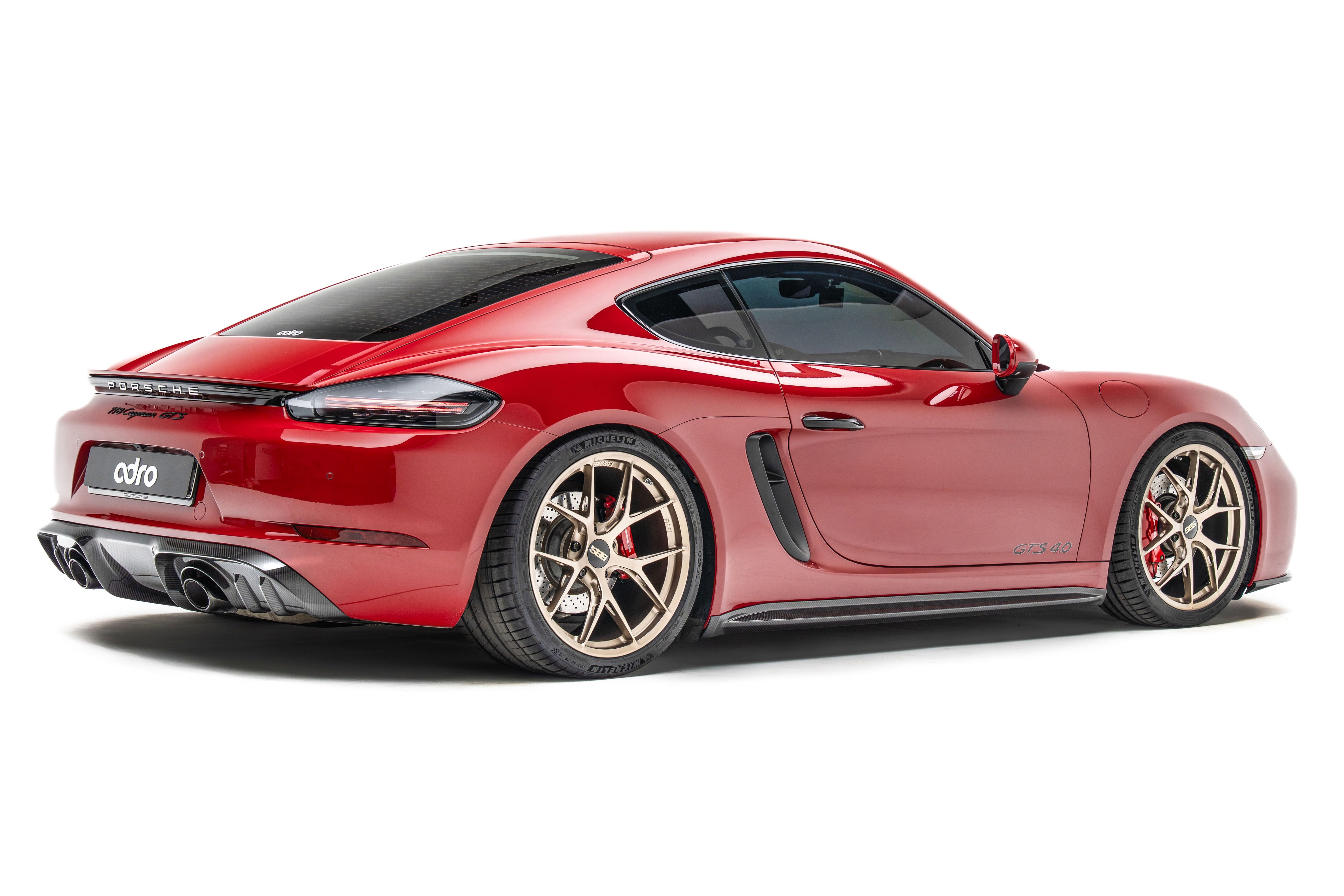 Pre Pregged Carbon Fiber Side Skirts for Porsche 718 Cayman/Boxster S,T,GTS,GTS 4.0,Spyder,GT4,GT4RS 981 982 2012-2025