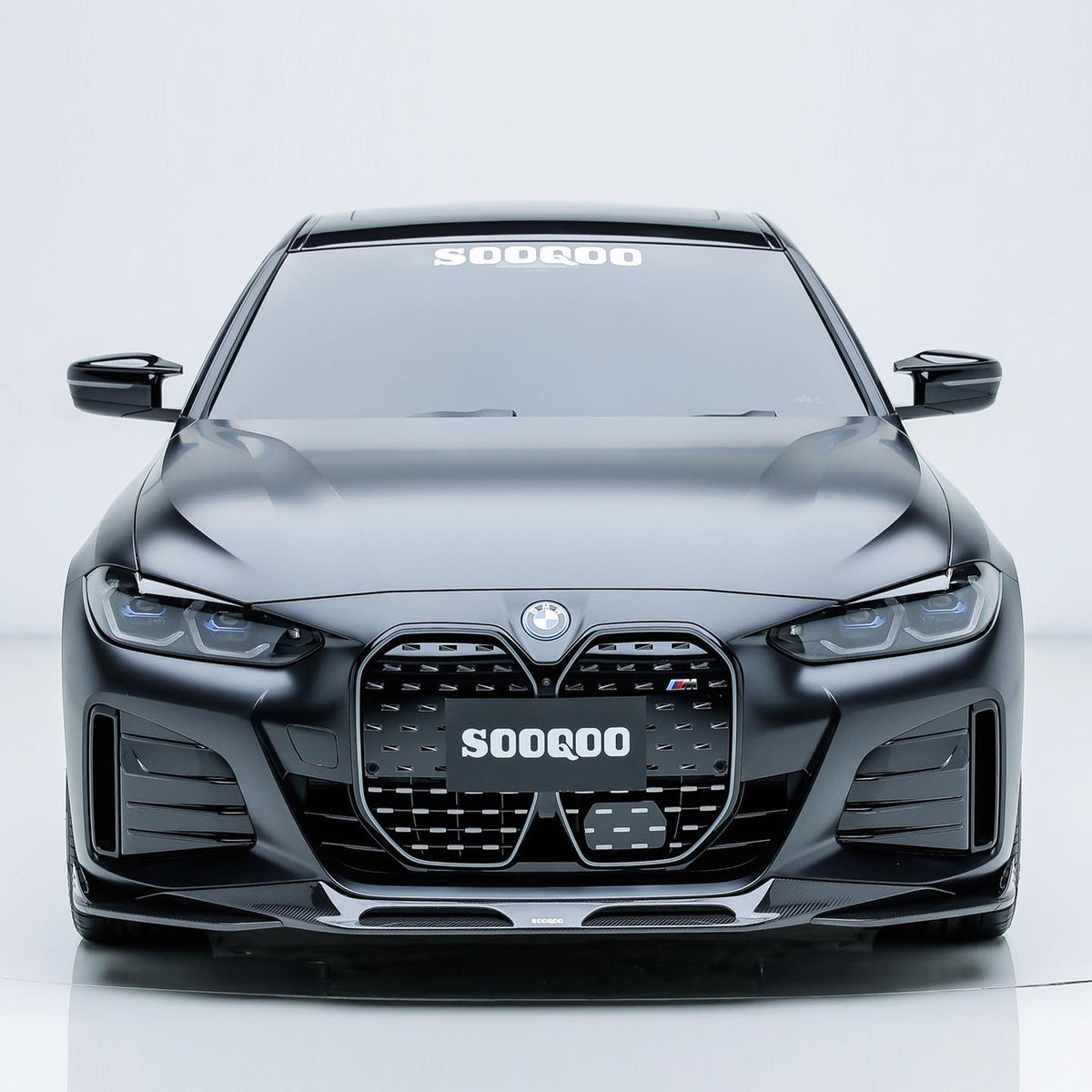 Sooqoo Pre Pregged Dry Carbon Fiber Front Lip for BMW 4 Series G26 2021+