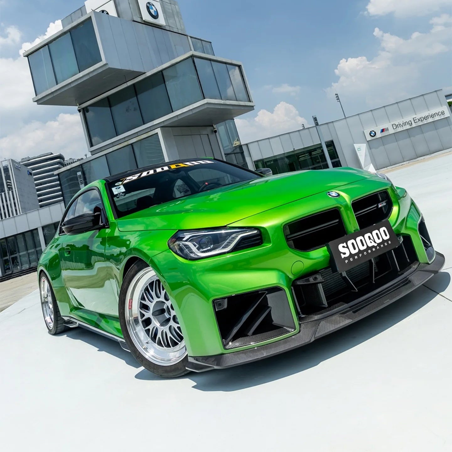 Sooqoo Type C Pre Pregged Dry Carbon Fiber Front Grille for BMW M2 G87 2023+