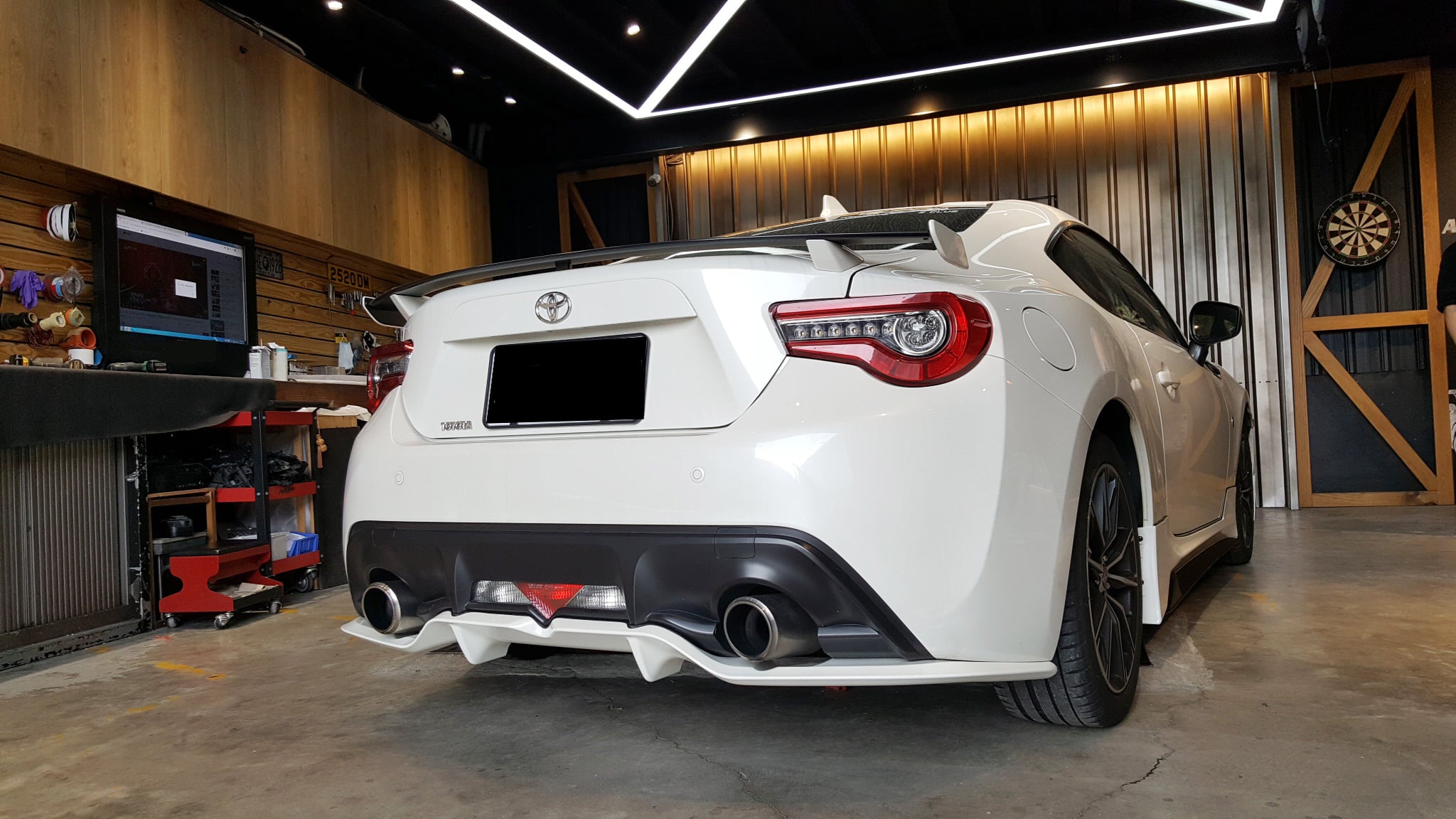 TRD V2 Style Rear Diffuser for Toyota 86 2017-2021