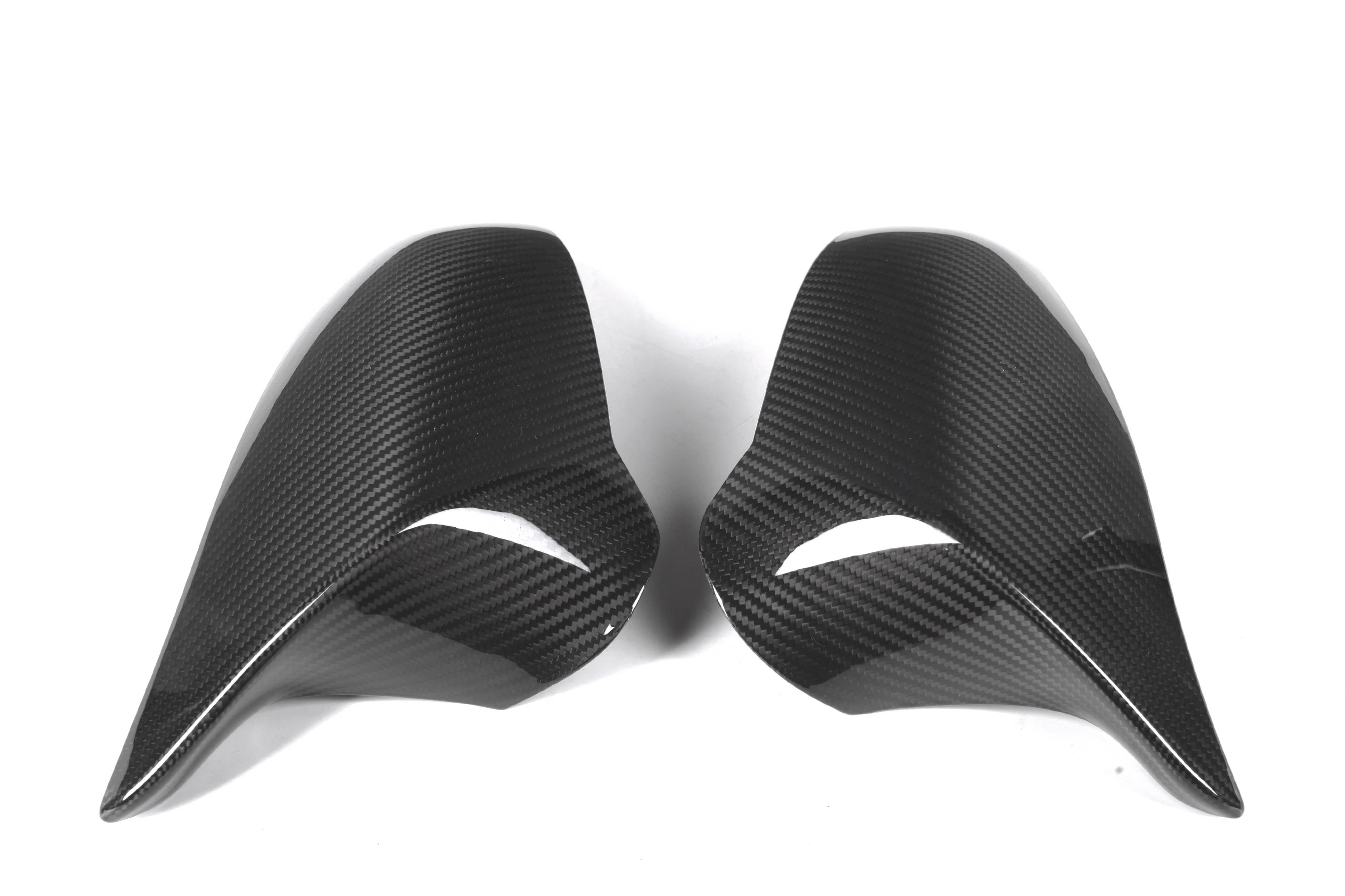 M-Performance Style Pre Pregged Dry Carbon Fiber Mirrors Caps for BMW M2 Comp F87 / M3 F80 / M4 F82 F83
