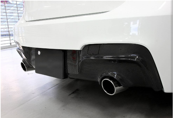 3D Design Style Rear Diffuser (Carbon Fibre) for BMW 1 Series (F20) Pre LCi - 2012- 14