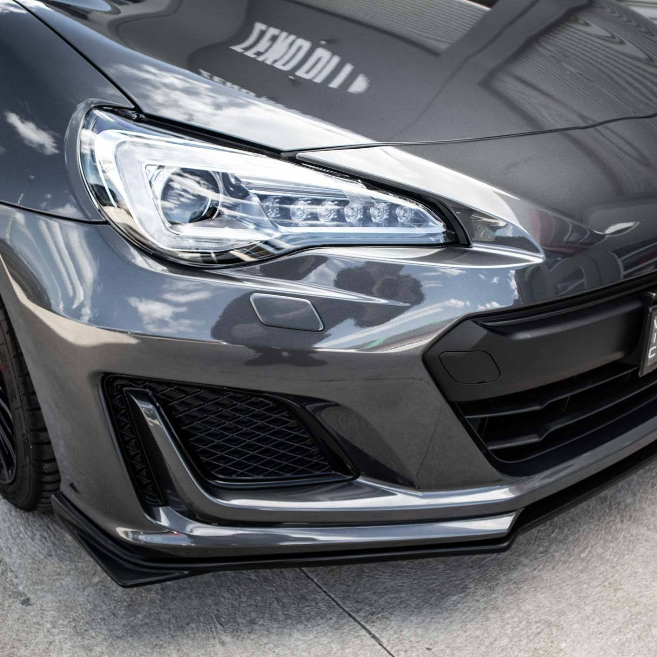 STI V2 Style Front Lip for Subaru BRZ (ZC6) 2017-2021