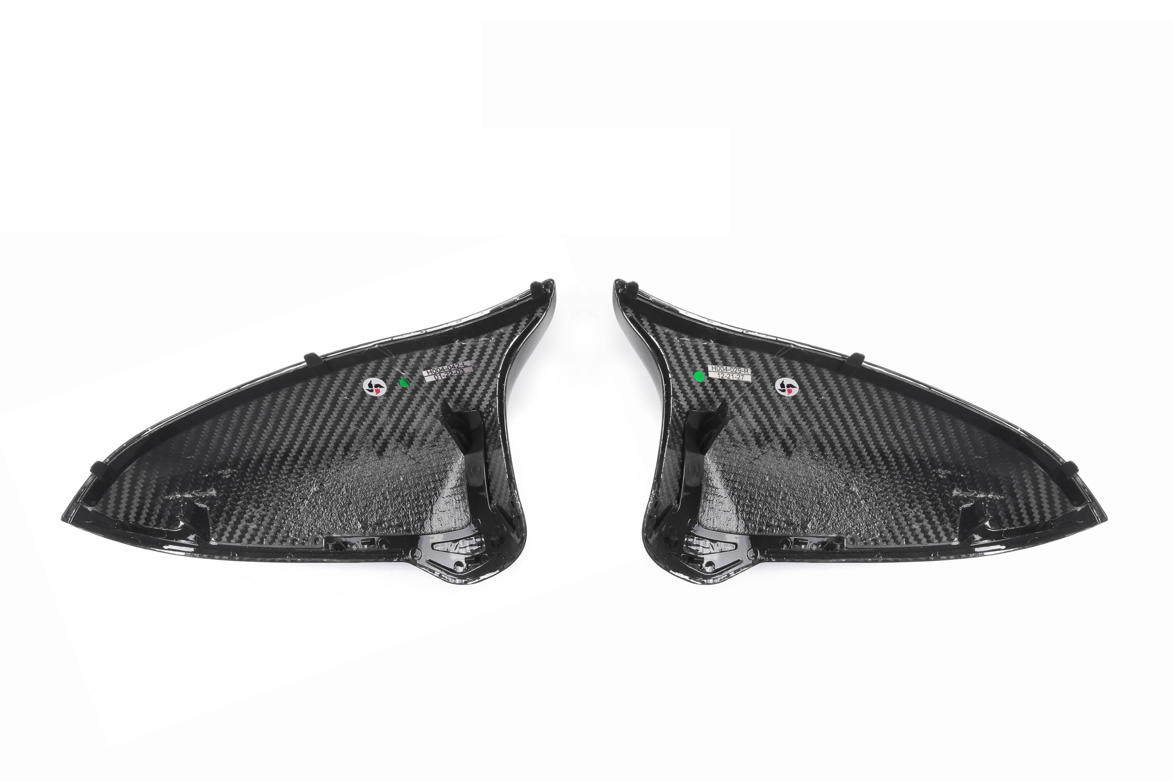 M-Performance Style Pre Pregged Dry Carbon Fiber Mirrors Caps for BMW M2 Comp F87 / M3 F80 / M4 F82 F83