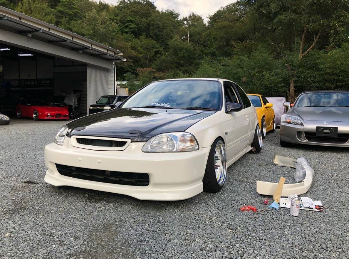 Type R Style Front Lip for Honda Civic EK 1996-1998