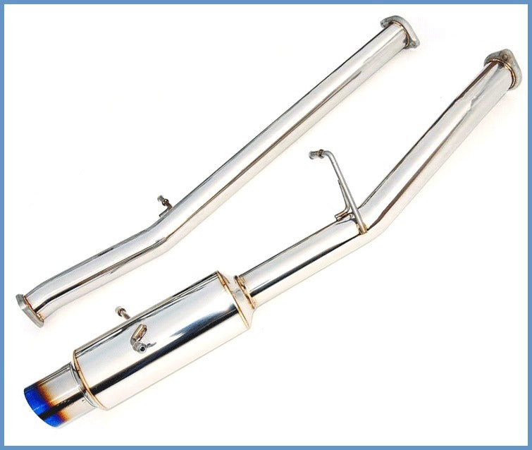 N1 Cat Back Exhaust Non Resonated w/Ti Tip - Subaru WRX/STI GD 02-07