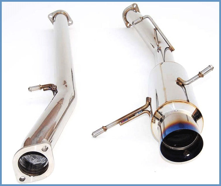 N1 Cat Back Exhaust Non Resonated w/Ti Tip - Subaru WRX/STI GD 02-07