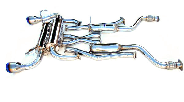 Gemini Catback Exhaust with Titanium Tips for Nissan 350Z
