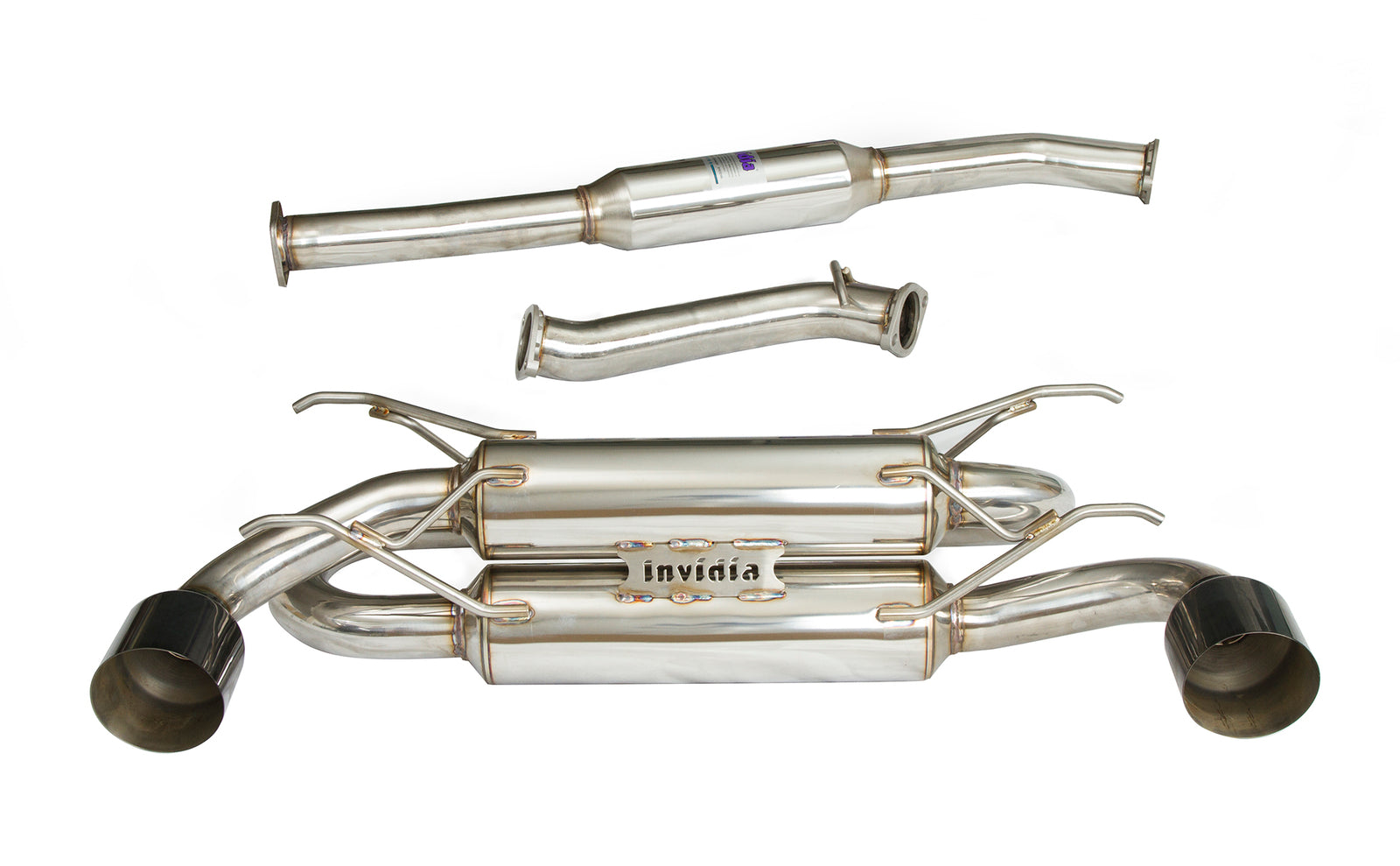 R400 70MM Cat Back Exhaust w/ Black Tips for Toyota 86(ZN6)/GR86(ZN8) & Subaru BRZ (ZC6)(ZD8) 12+