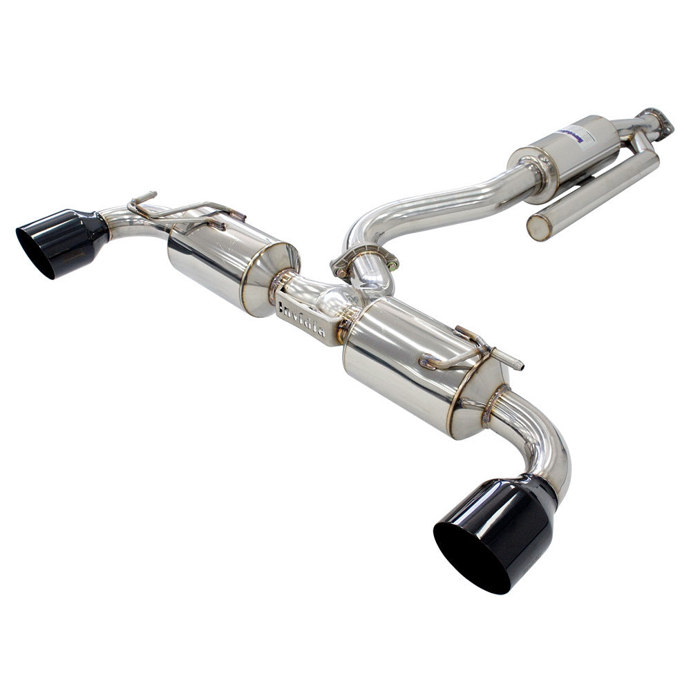 N2 02 Back Catless Exhaust Black Tips for Toyota GR Yaris (Gen 1) XPA16R