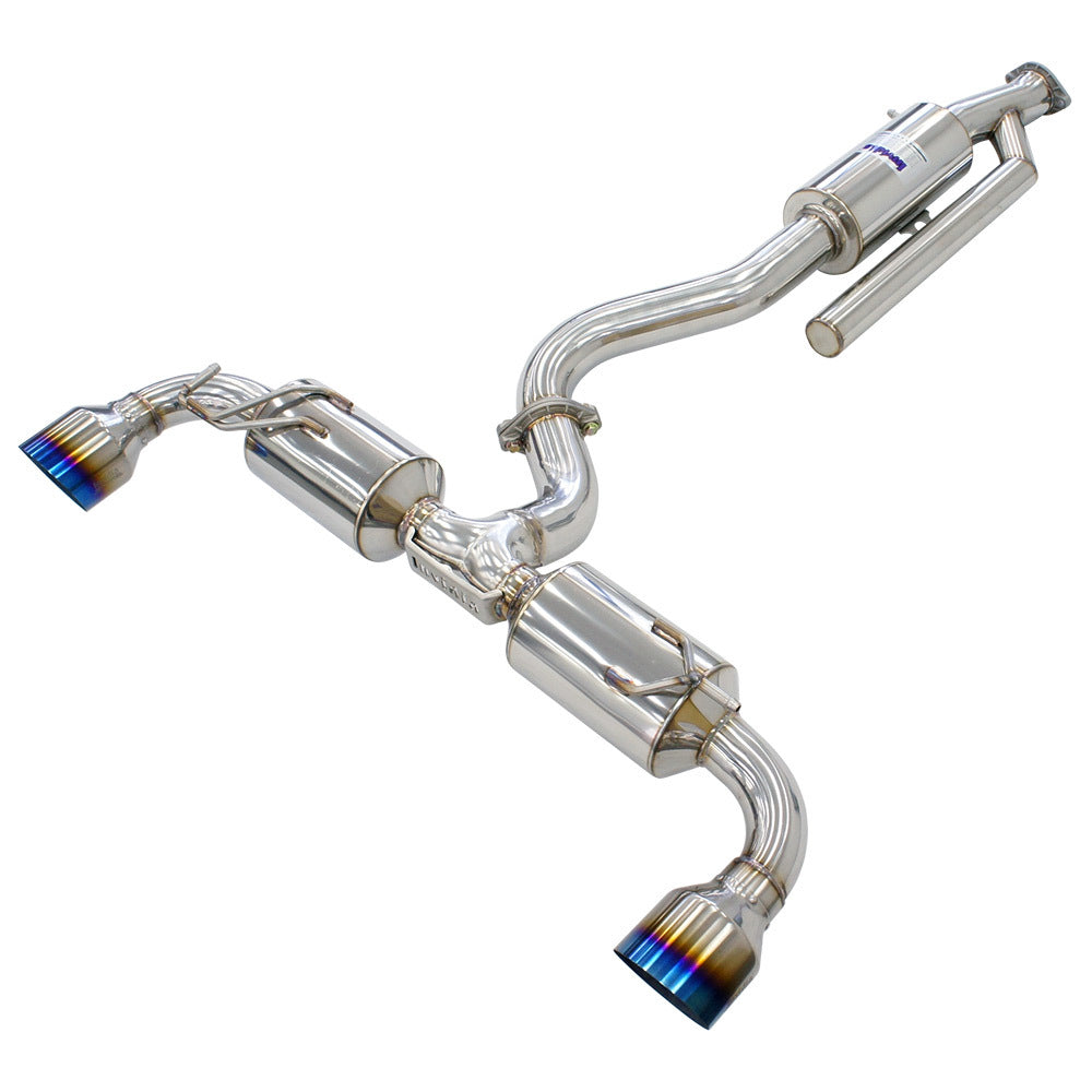 N2 02 Back Catless Exhaust Ti Tips for Toyota GR Yaris (Gen 1) XPA16R
