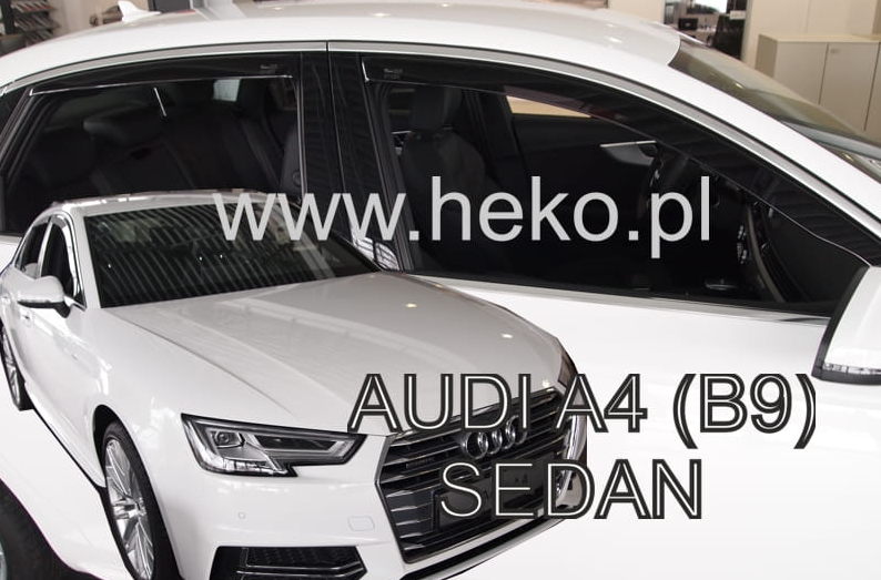 Slim-line Weather Shields - Audi A4/S4 B9 Sedan 16-Present