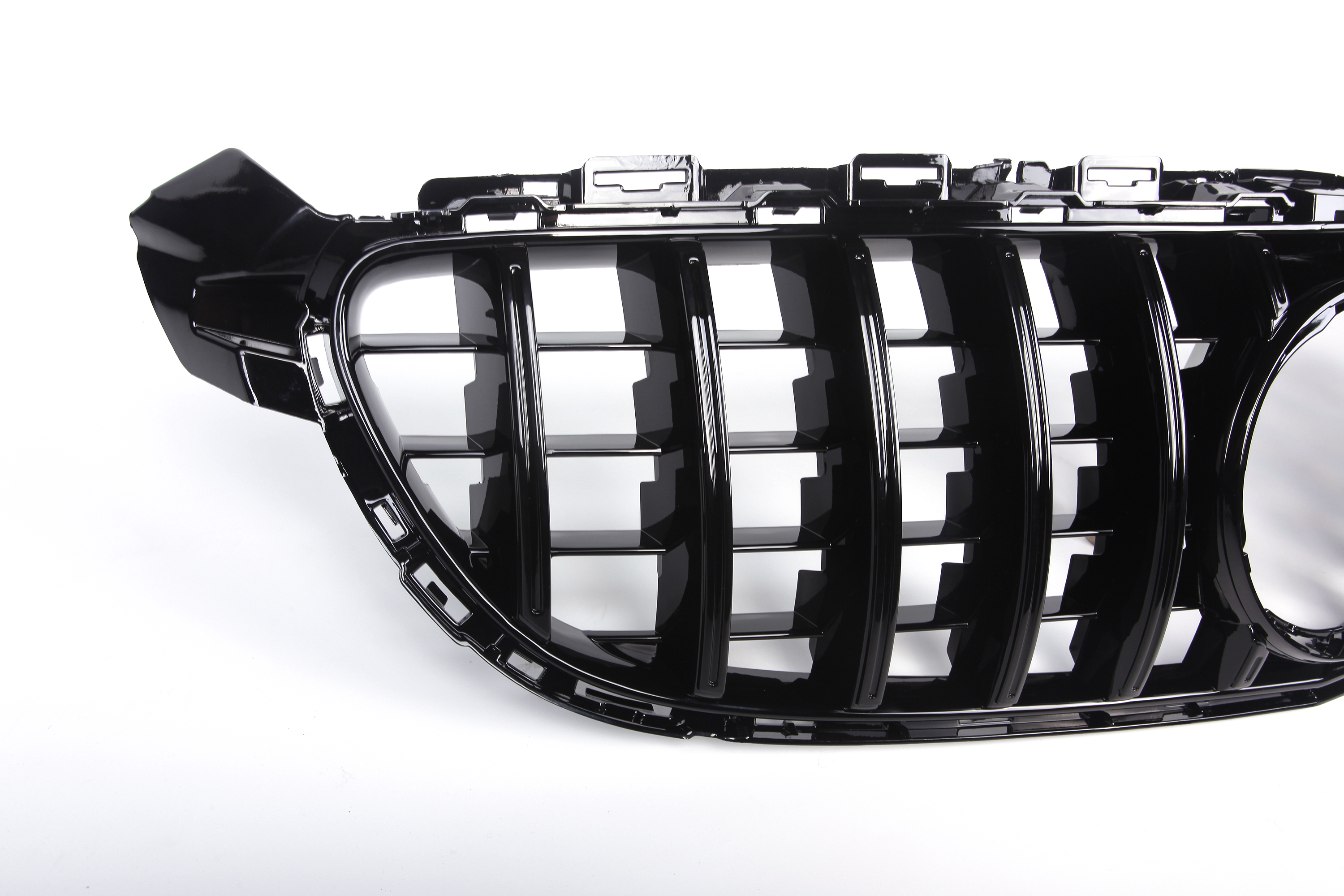 AMG Panamericana Style Grille for Mercedes-Benz C63 C205/W205 - Black 2019-2022