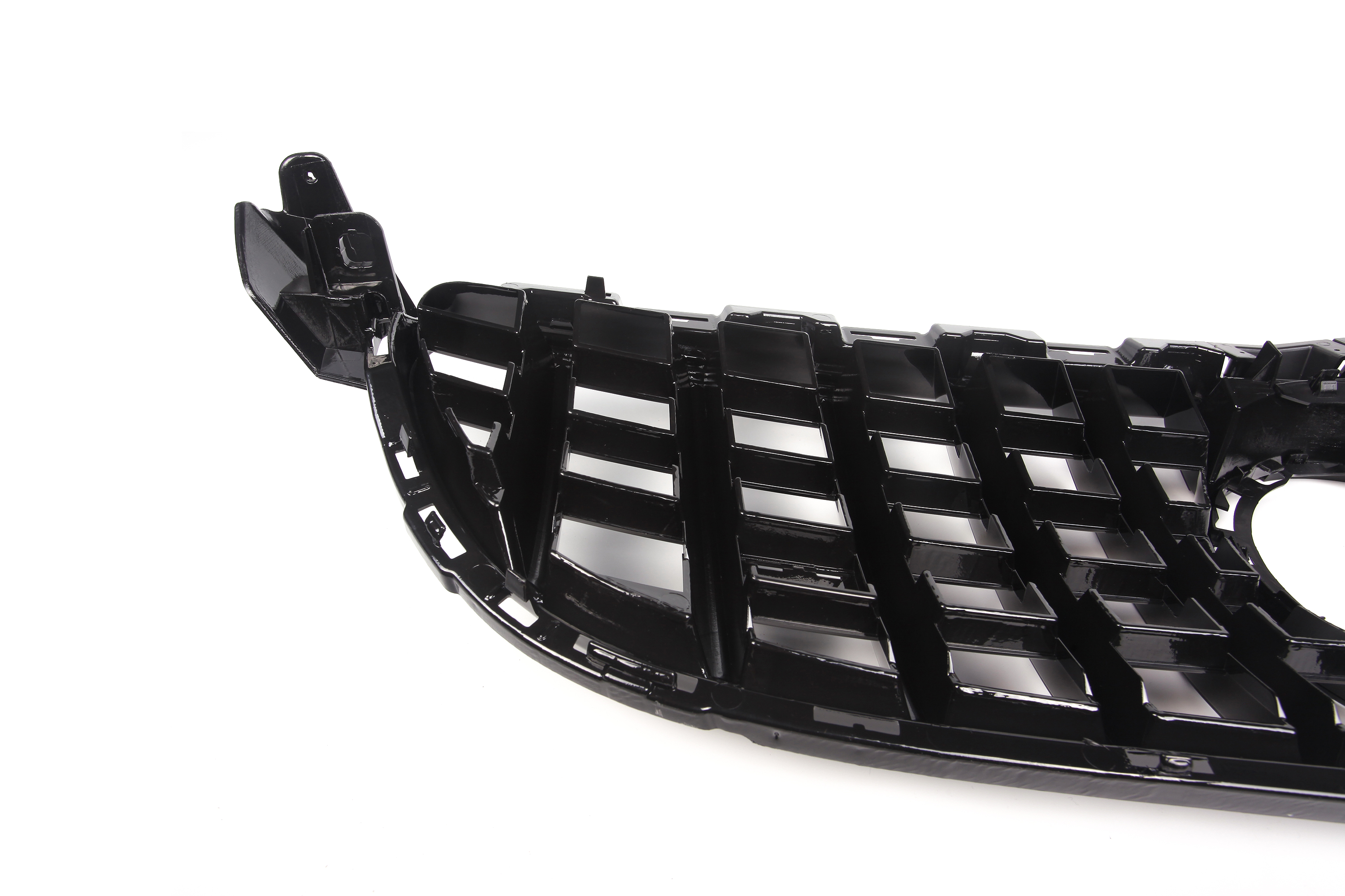 AMG Panamericana Style Grille for Mercedes-Benz C63 C205/W205 - Black 2019-2022