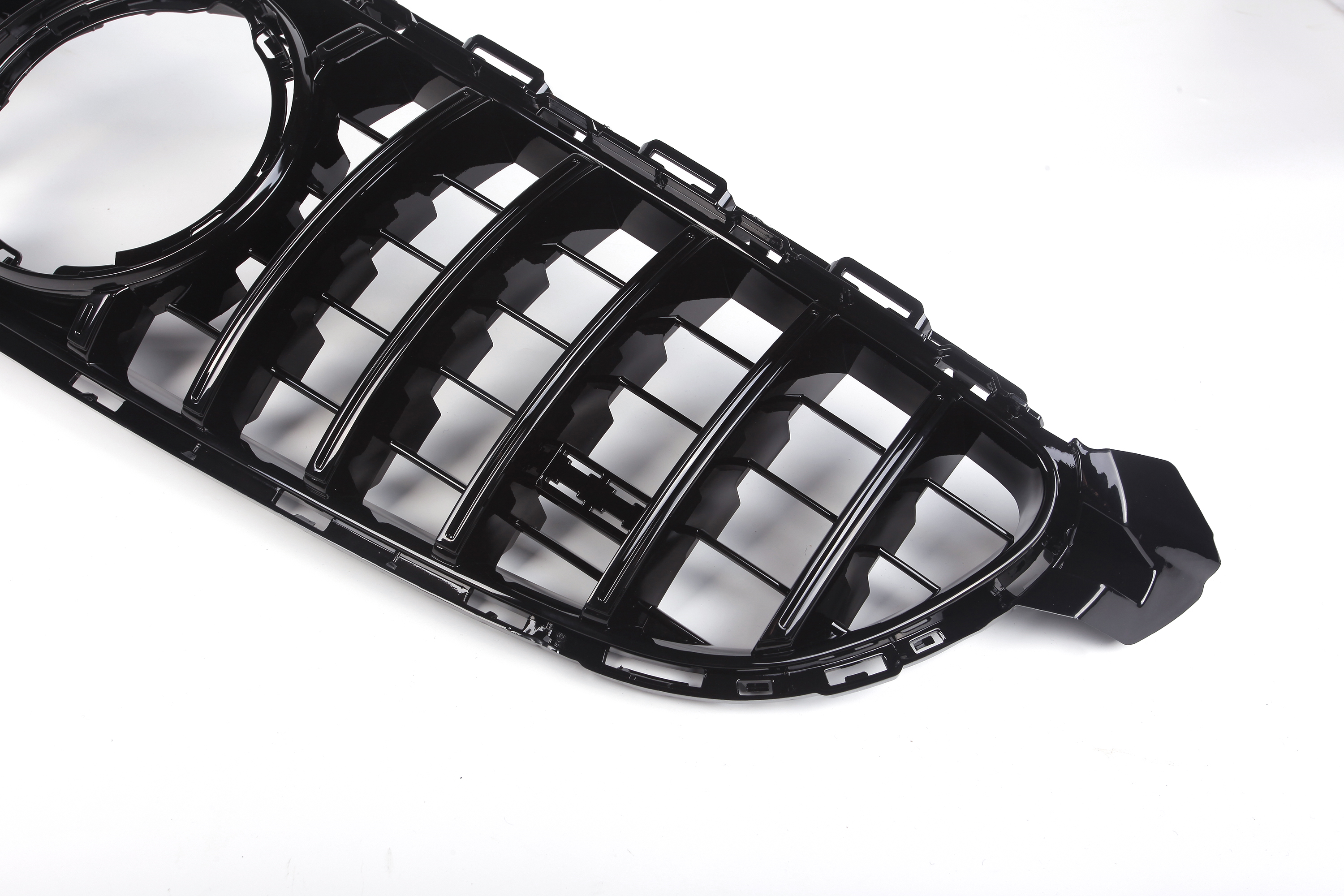 AMG Panamericana Style Grille for Mercedes-Benz C63 C205/W205 - Black 2019-2022