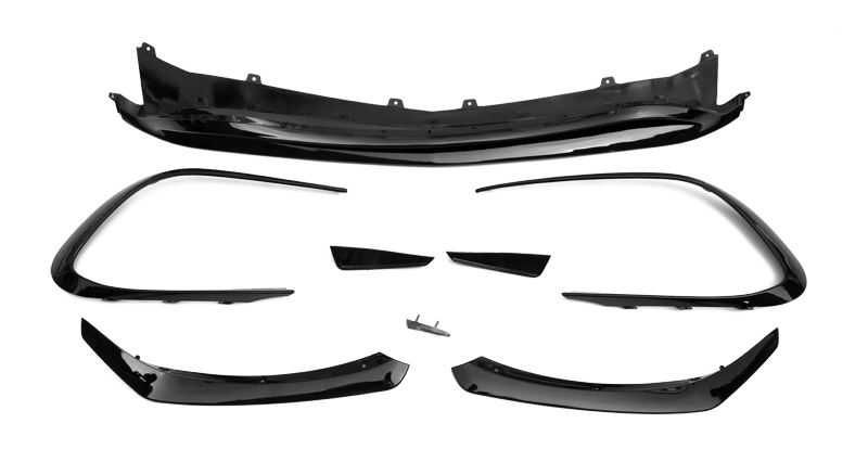 AMG Style Front Lip & Canards for Mercedes-Benz CLA C117 Coupe / X117 Wagon 2017-2019