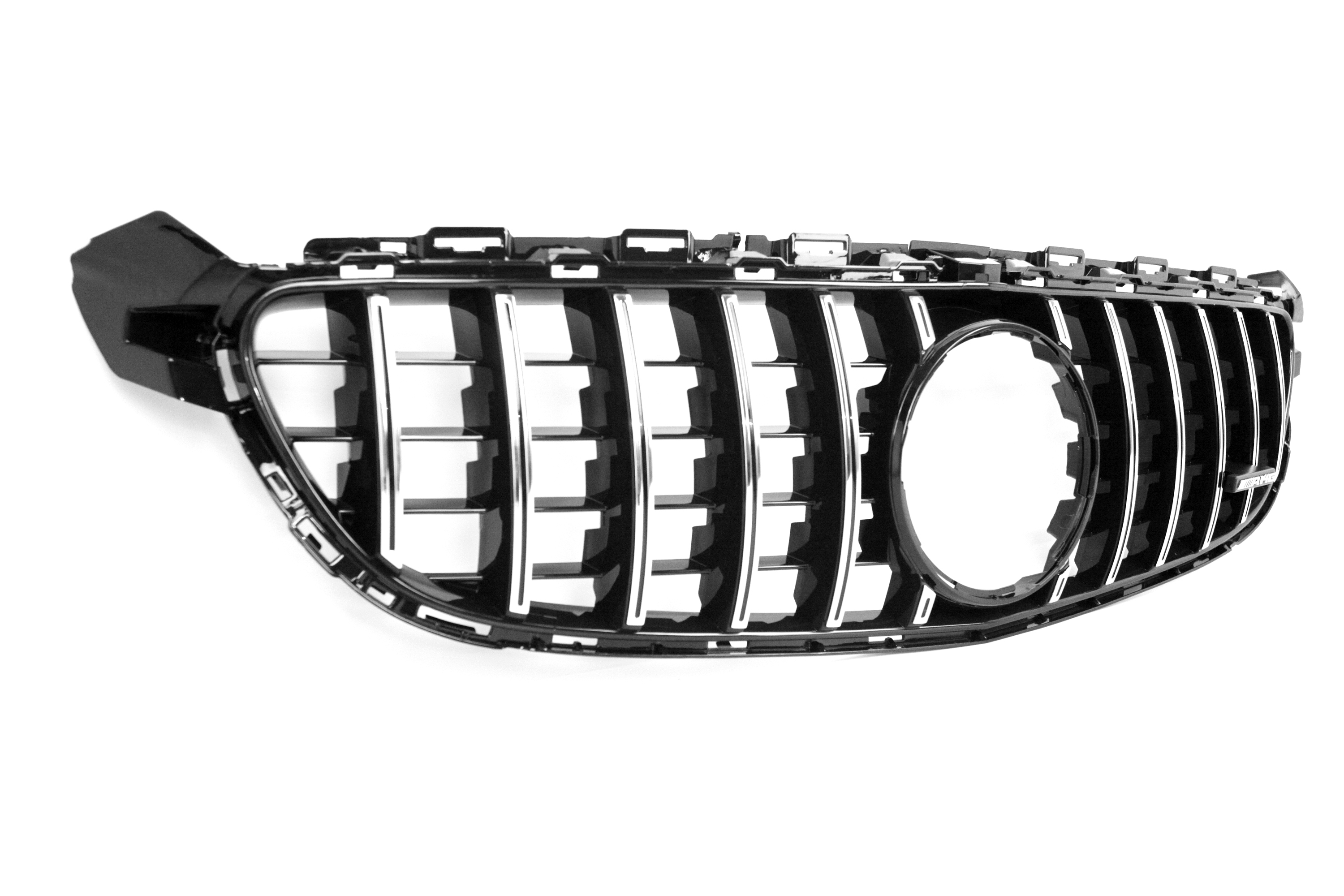 AMG Panamericana Style Grille for Mercedes-Benz C63 C205/W205 - Silver 2015-2018
