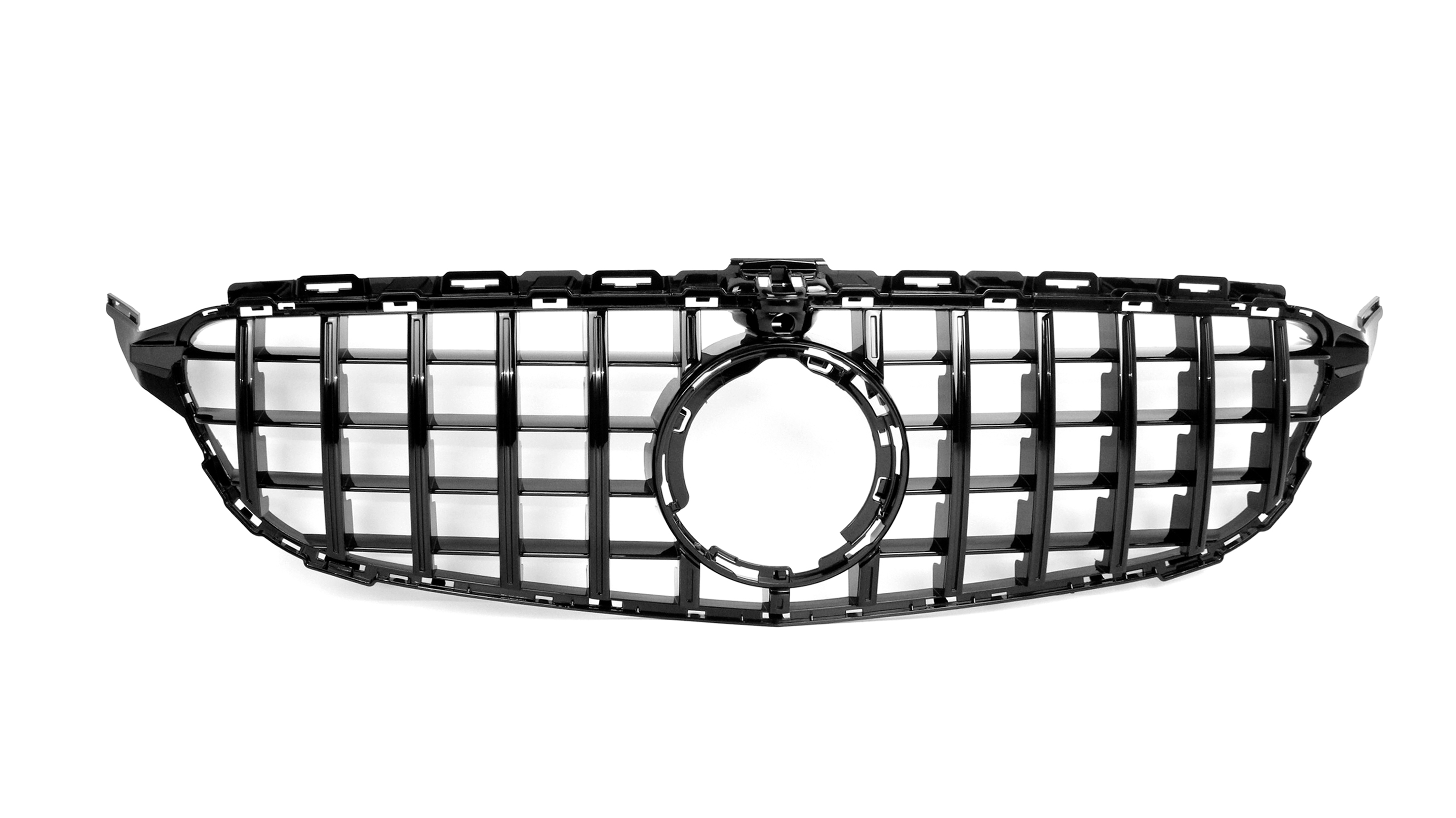 AMG Panamericana Style Grille for Mercedes-Benz C Class (AMG Line) C205/W205 2019-2022 - Black