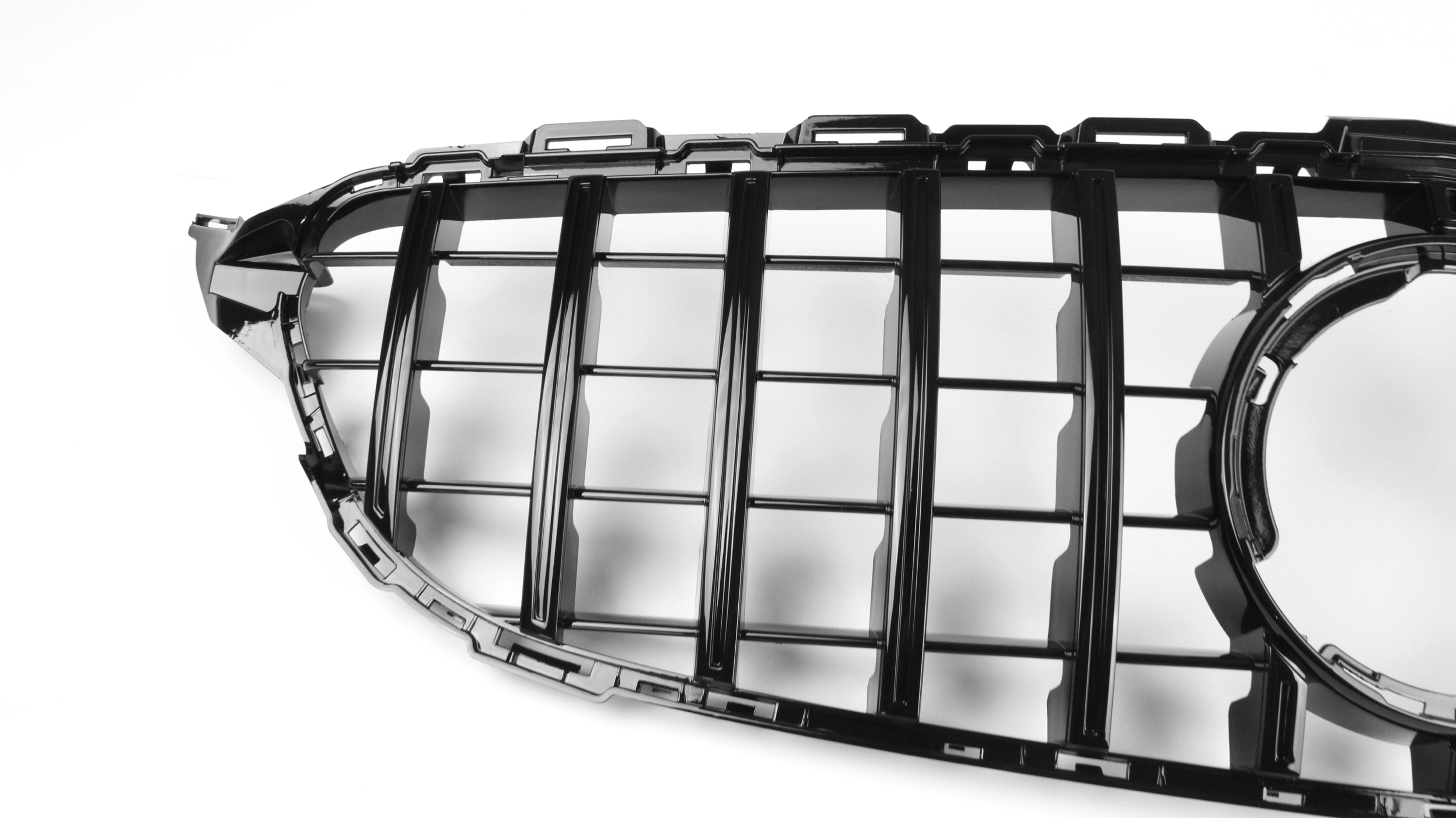AMG Panamericana Style Grille for Mercedes-Benz C Class (AMG Line) C205/W205 2019-2022 - Black