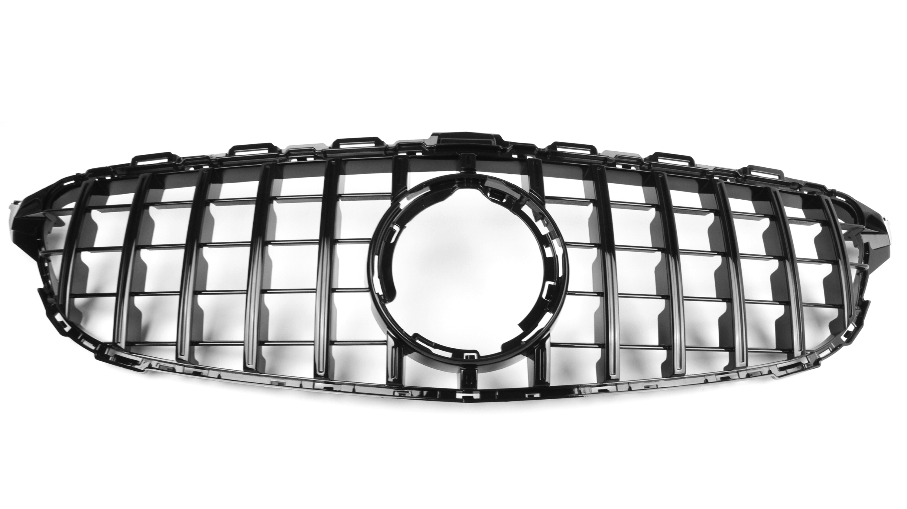 AMG Panamericana Style Grille for Mercedes-Benz C Class (AMG Line) C205/W205 2019-2022 - Black