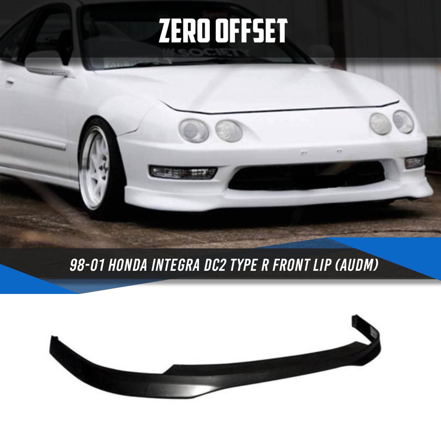 Type R Front Lip (AUDM) for Honda Integra DC2 1998-2001