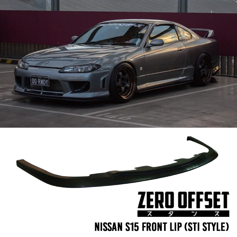 STI-V Style Front Lip for Nissan S15