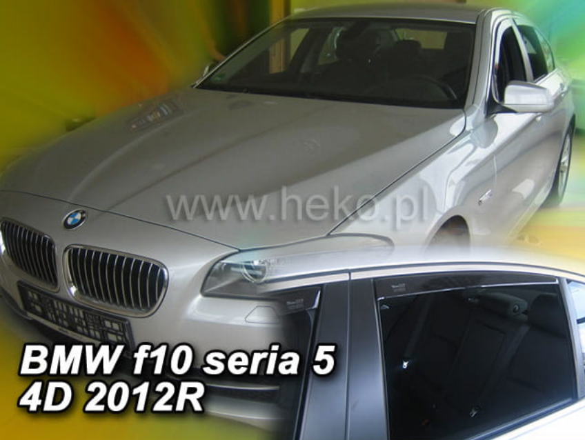 Slim-line Weather Shields - BMW 5 Series F10 4 Door 10-17