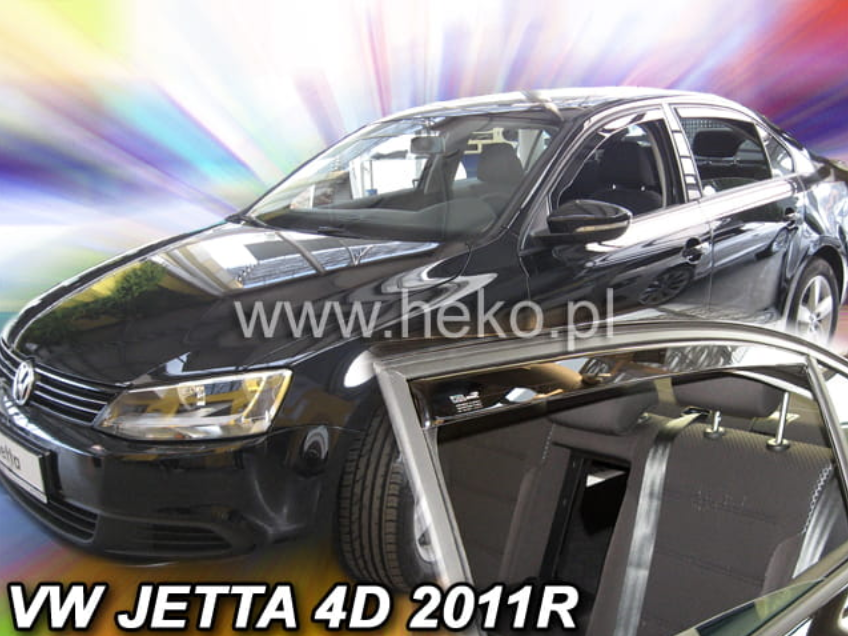 Slim-line Weather Shields - Volkswagen Jetta 4 Door 11+
