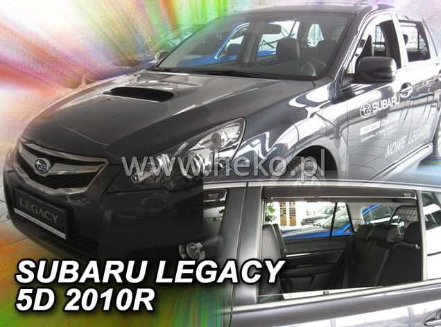 Slim-line Weather Shields - Subaru Liberty BM/BR 4/5 Door 09+ Estate