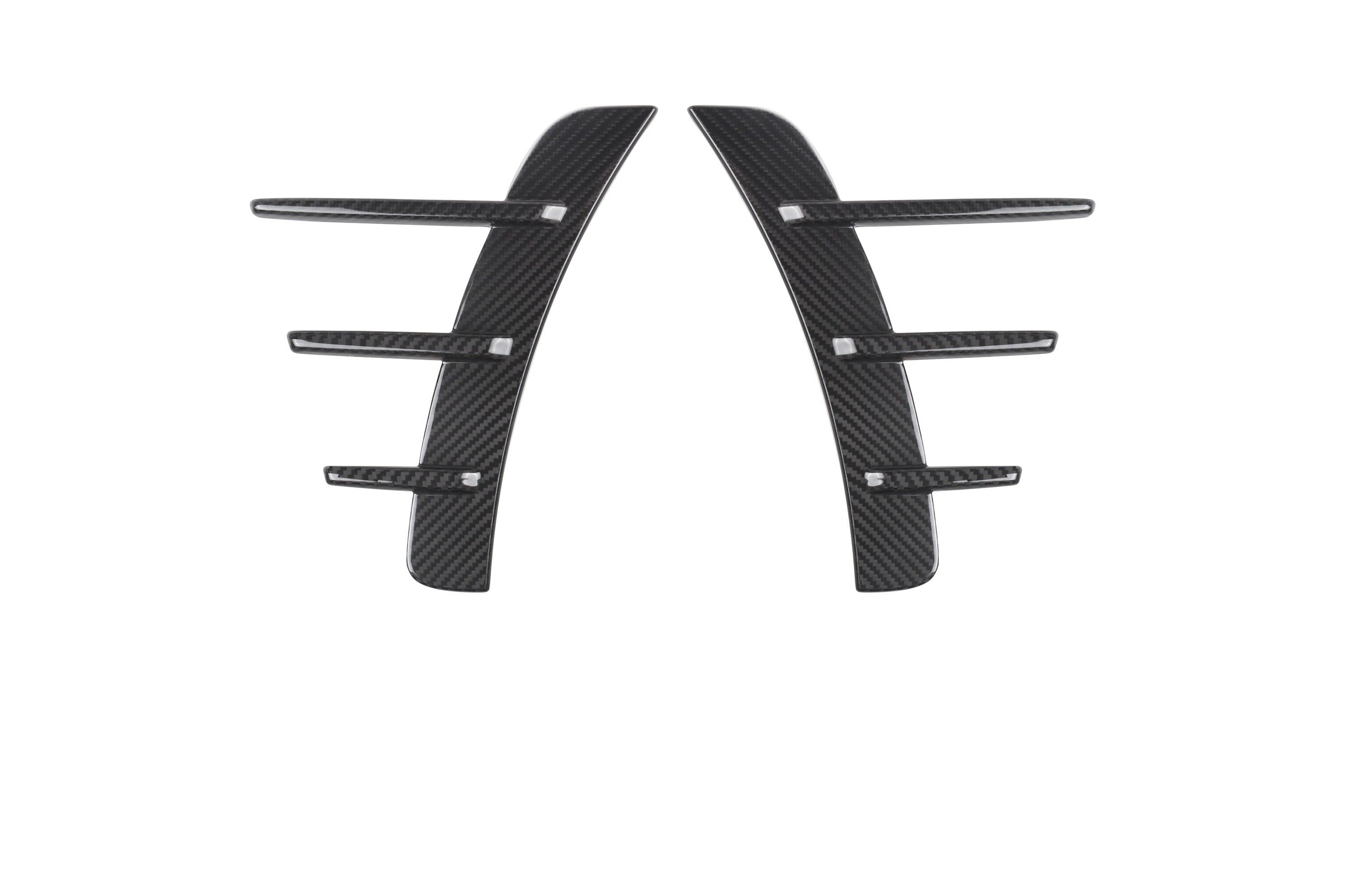 Sooqoo Pre Pregged Dry Carbon Fiber Front Fender Vent Trim for BMW 4 Series Coupe G22 G23 2020+