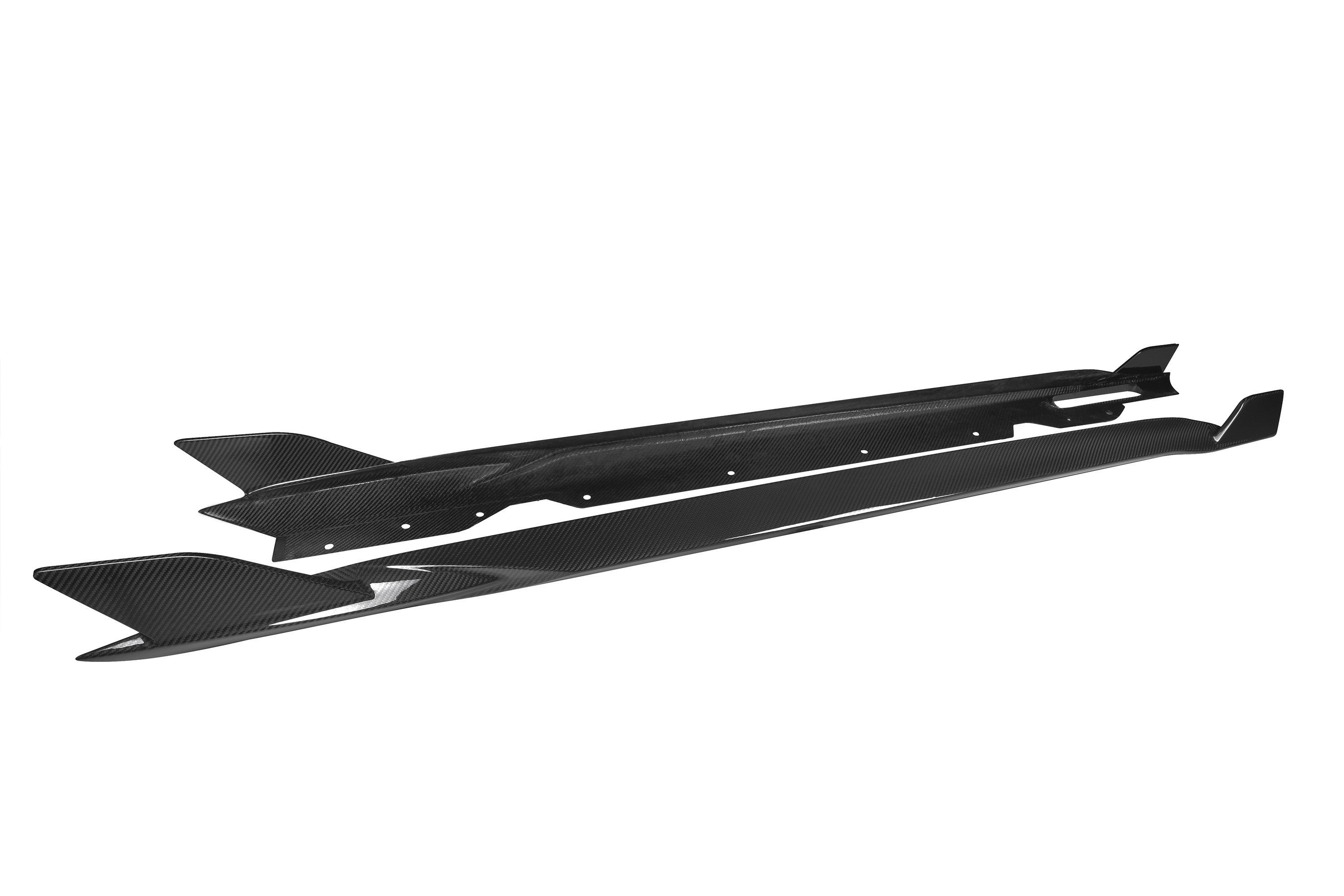Sooqoo Pre Pregged Dry Carbon Fiber Side Skirt for BMW 4 Series G22 G23 2020+