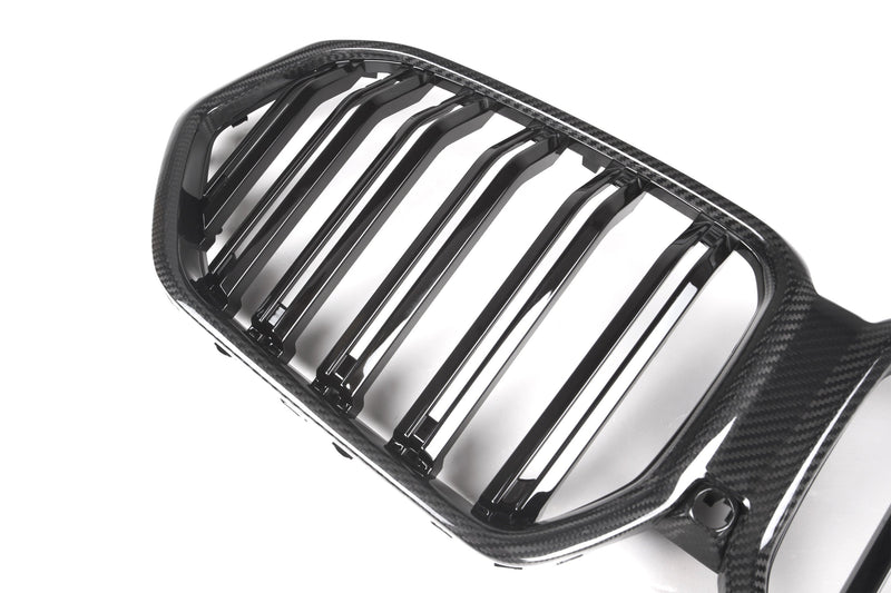 M Performance Style Pre Pregged Dry Carbon Fiber Grille for BMW X6 G06 19-22