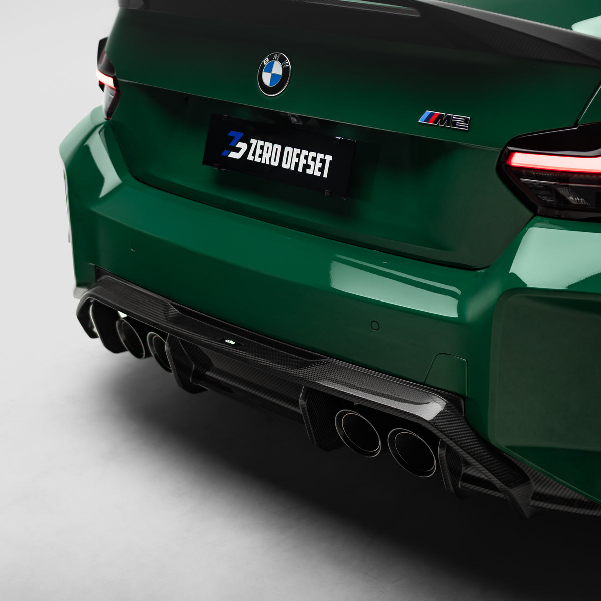 BMW G87 M2 Carbon Fiber Rear Diffuser V2