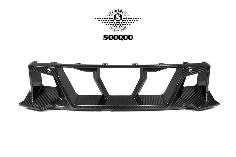 Sooqoo Style Pre Pregged Dry Carbon Fiber Center Bumper Trim for BMW M2 G87 23+