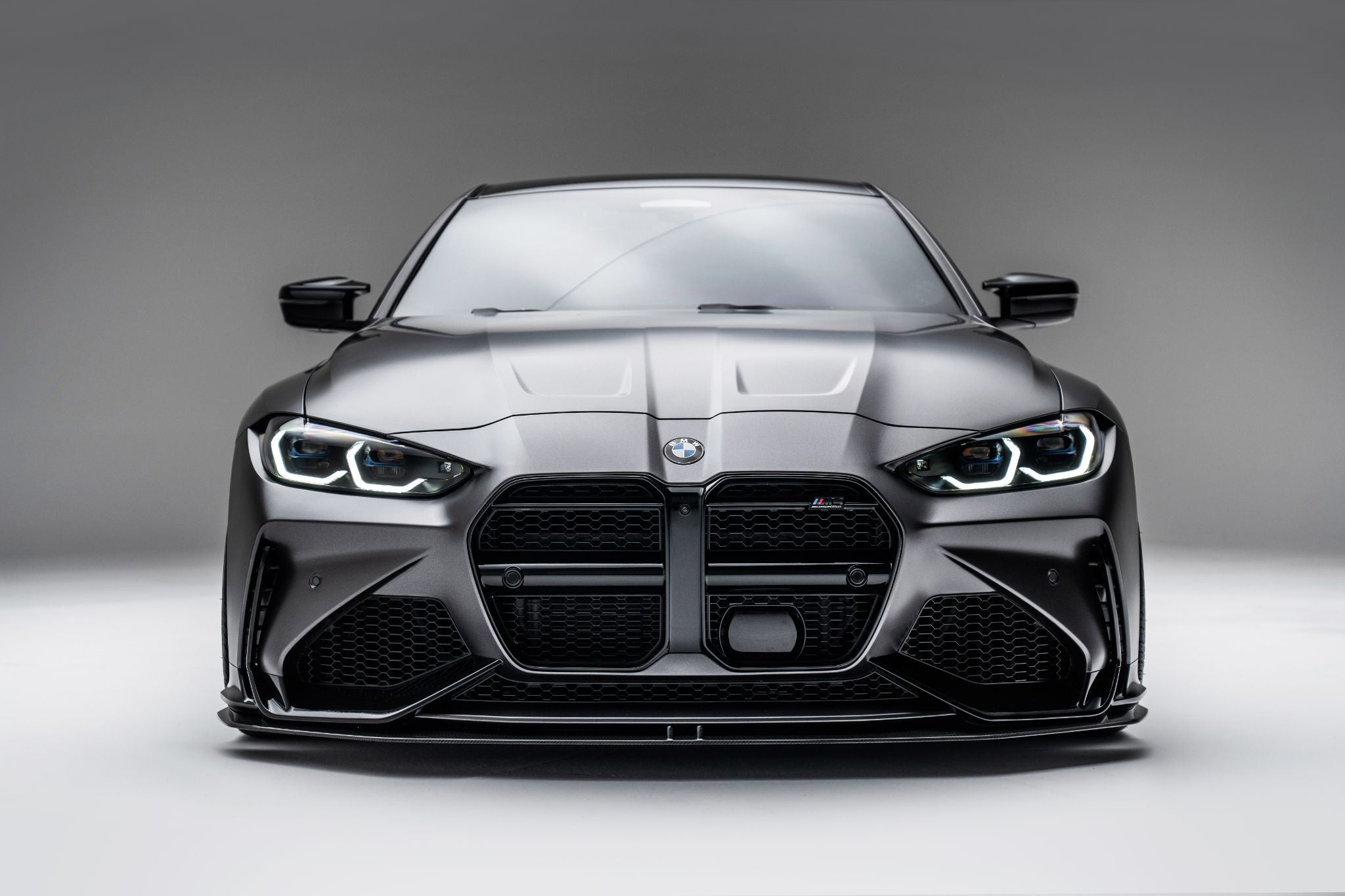 CSL Style 5-Piece Carbon Fiber Front Bumper Lip – For BMW G80 M3 / G82 G83 M4 (2021-2024)