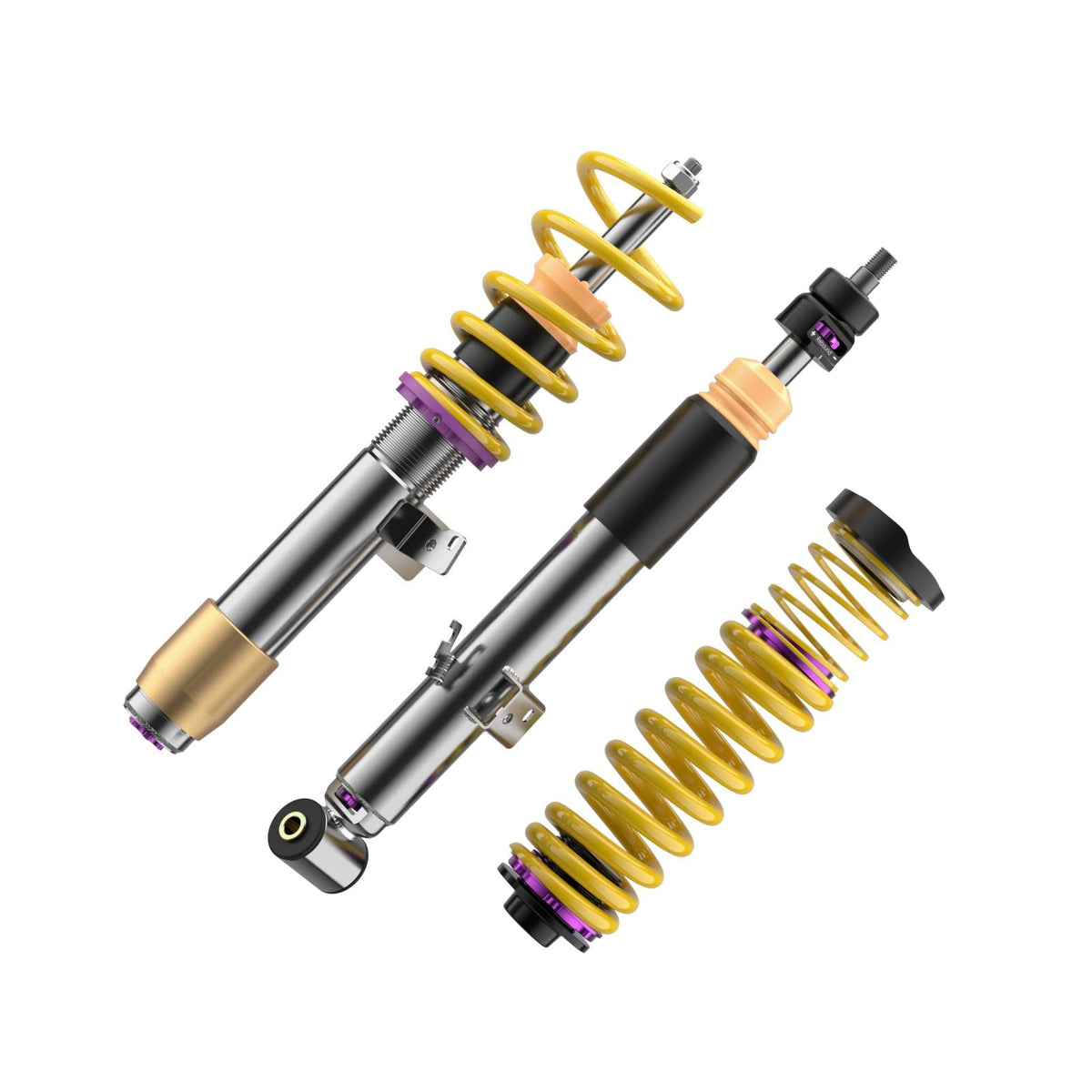 KW V3 Inox Coilover Kit for BMW M2 G87 / M3 G80 / M4 G82 (RWD, incl. EDC Deactivation)