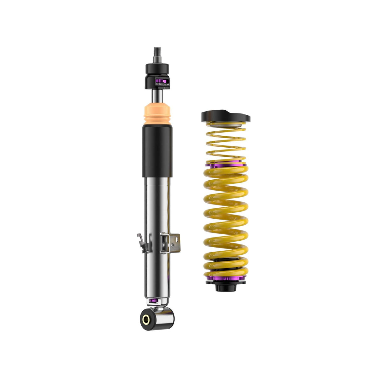 KW V3 Inox Coilover Kit for BMW M2 G87 / M3 G80 / M4 G82 (RWD, incl. EDC Deactivation)