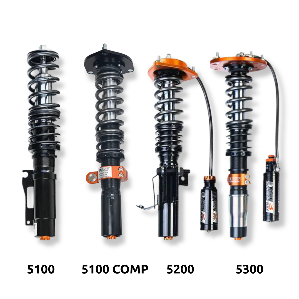 AST Coilovers for BMW M2 M3 M4 G80 G81 G82 G83 G87 RWD 2021+