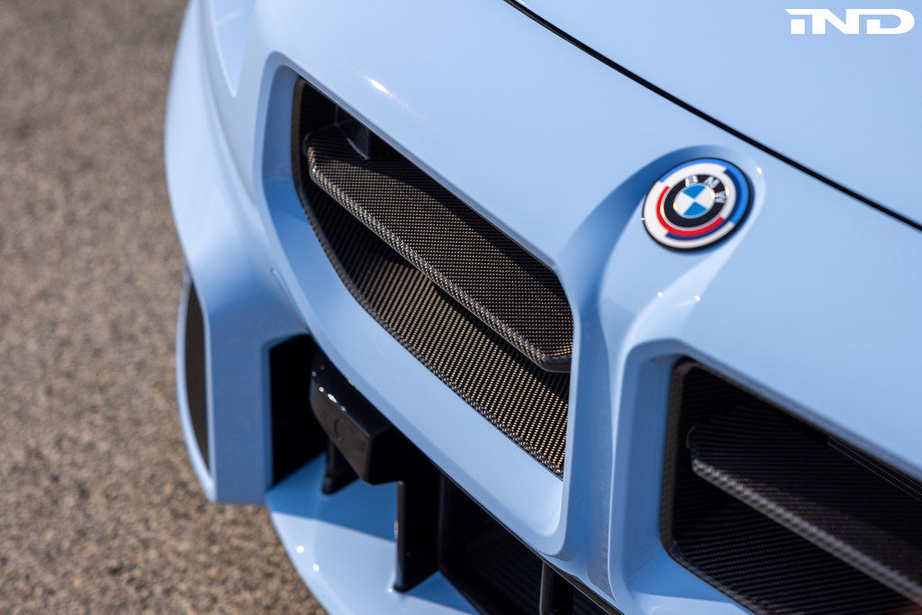 Alpha N G87 M2 Carbon front grille for BMW exterior upgrade, featuring a sleek, lightweight carbon fiber design.