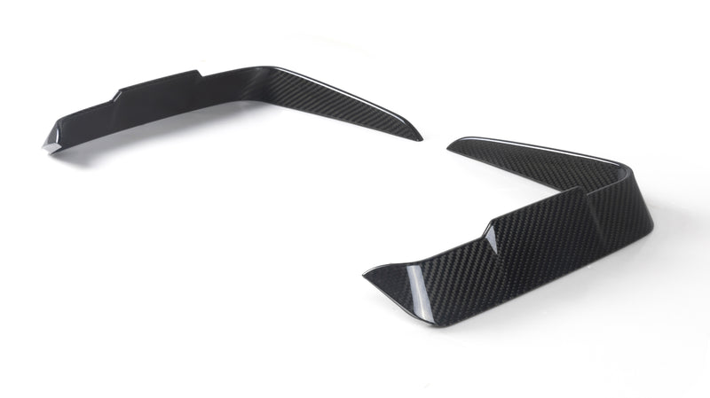 Sooqoo Style Pre Pregged Dry Carbon Fiber Front Canards for BMW 4 Series Coupe G22 G23 20+