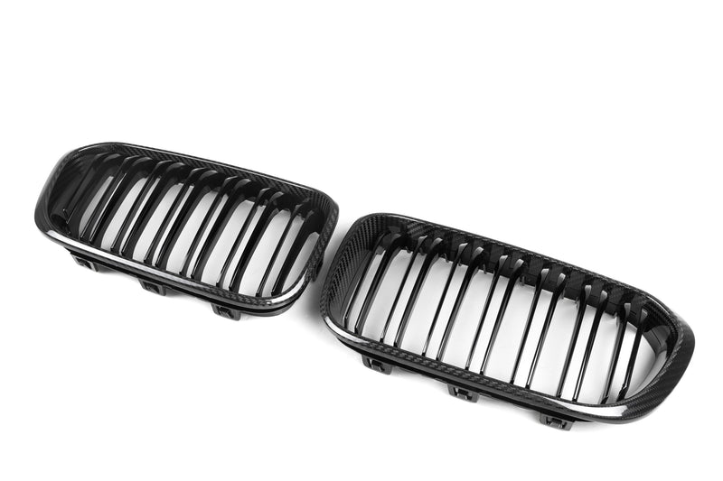 M Performance Style Pre Pregged Dry Carbon Fiber Grille (Dual Slat) for BMW 1 Series F20 15-19