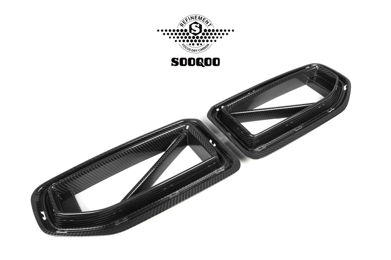 Sooqoo Style Pre Pregged Dry Carbon Fiber Front Grill for BMW M2 G87 23+
