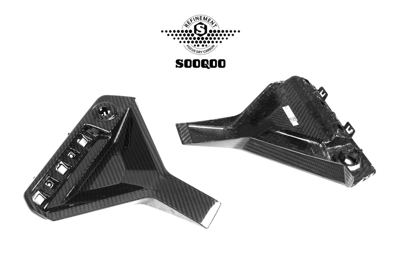 Sooqoo Style Pre Pregged Dry Carbon Fiber Rear Bumper Attachments for BMW M2 G87 23+